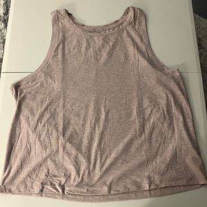 Beyond yoga super soft wide strap tank in light pink